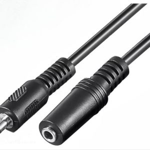 50431 Cabo jack macho / femea 3.5mm stereo 2m