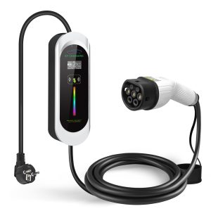 RDP10007 Carregador portátil EVSE 6A-16A Tipo 2 monofásico (3.7KW)