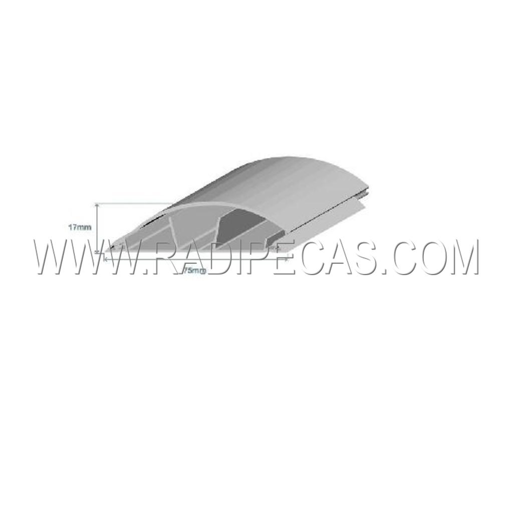 10120CCZ CALHA DE CHÃO 75X17MM CINZENTA (2 MTS) - EFAPEL - Image 2