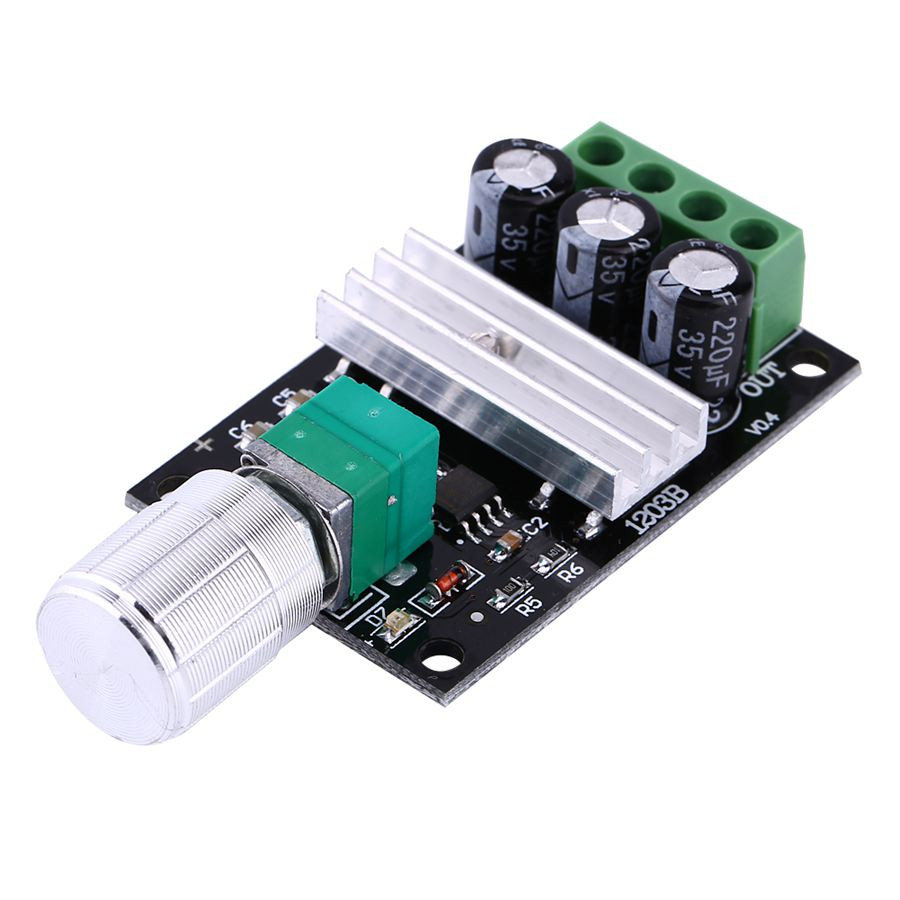 FUN-MD9183 Modulo Controle Velocidade Motor DC6V/12V//24V/28V 3AMP 1203BK