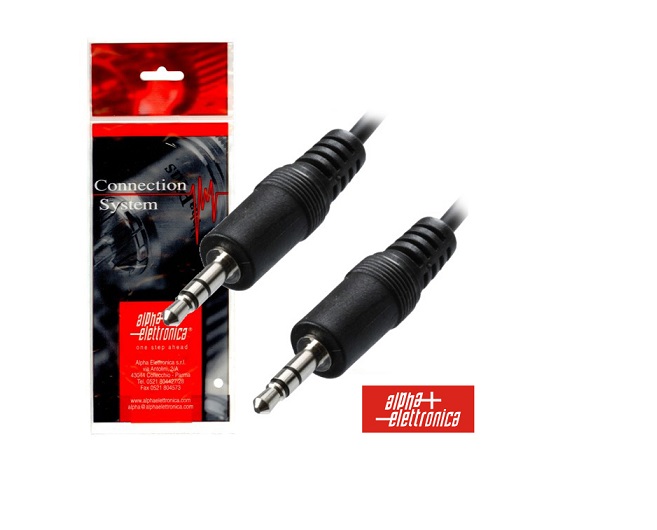 11-3-009/5B Cabo jack macho / macho 3.5mm stereo 5m