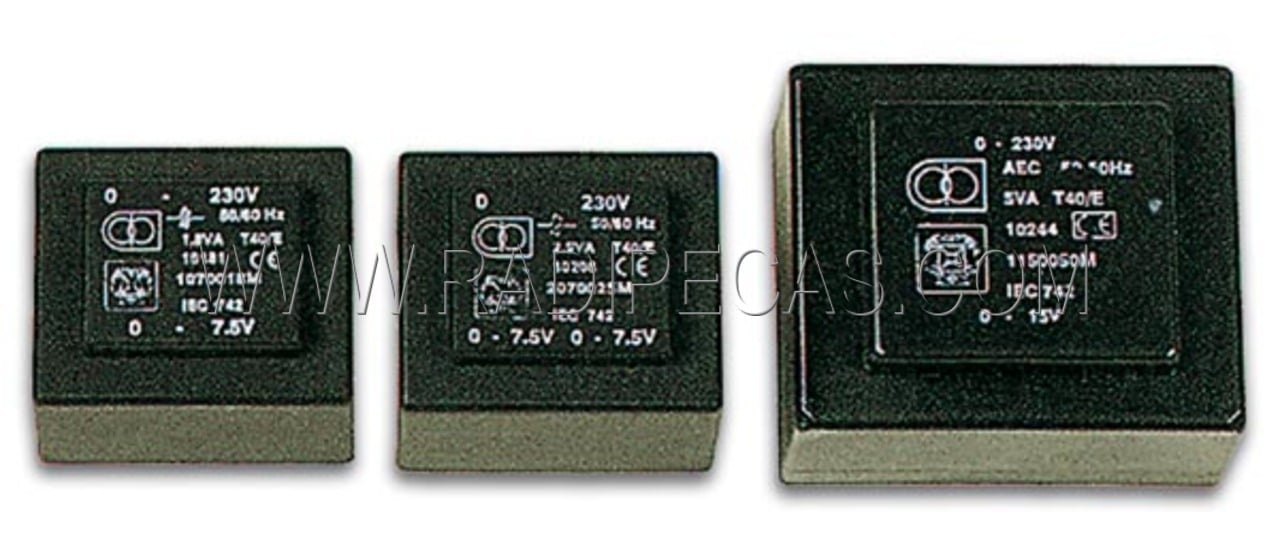 1120025M TRANSFORMADOR ENCAPSUL.2.5VA 1x12V