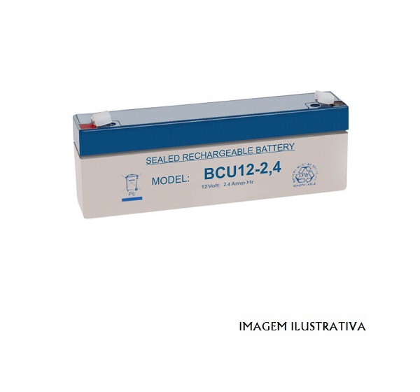 12V2.4 BATERIA chumbo 12V 2.4Ah 175x60x34