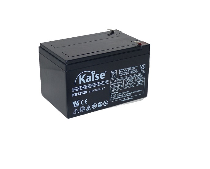 12V12KF2 Bateria chumbo seca 12V 12Ah KAISE terminal F2