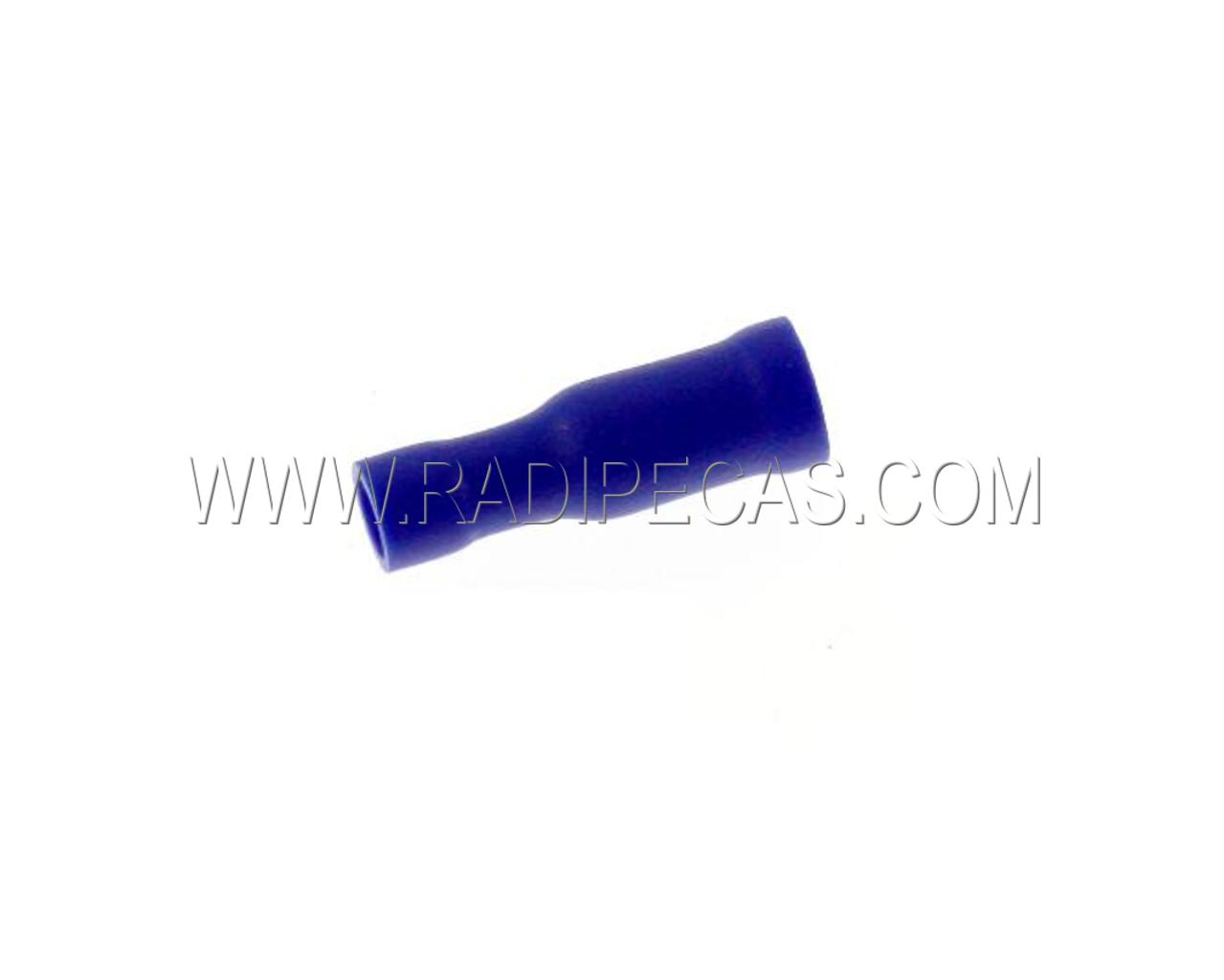 14002 Terminal 1,5~2.5mm2 4mm FEMEA ISOLADO Azul