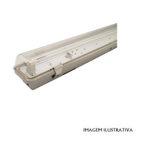 ARM-LED-120 Armadura Estanque 1.2m P/ Lâmpada LED Tubular T8 IP65