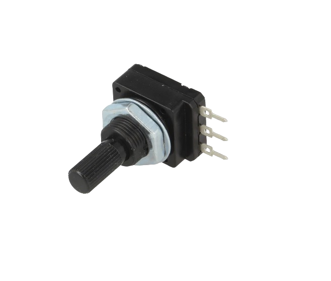 16PMI-10K Potenciómetro linear 1 volta 10kΩ PCB mono veio 6x12mm