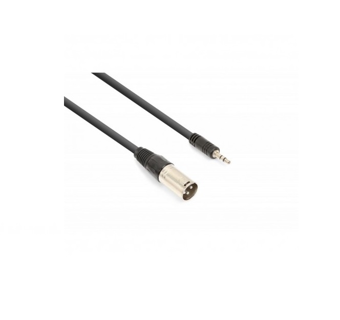 177.746 Cabo Canon Macho - Jack 3,5mm Macho Stéreo (50cm)