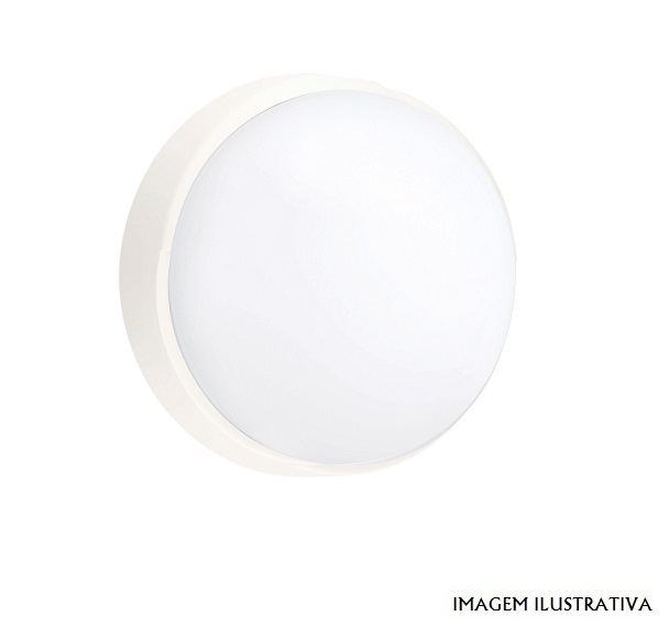 19139 Painel de LED Superficie Redondo s/ Aro (Ø 19cm) 24W 6000K 1920Lm