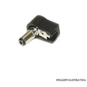 26-22 FICHA ALIMENTACAO DC 2.5MM CURVA