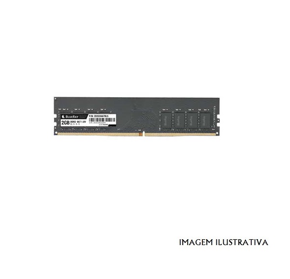 2D2GS667BL5 MEMORIA 2GB DDR2 667 (1X2GB) CL5 BLUERAY