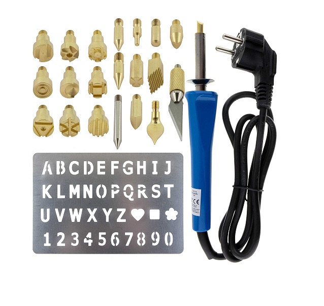 313574 Estojo c/ Ferro soldar / corte e pirógrafo + acessórios - Image 3