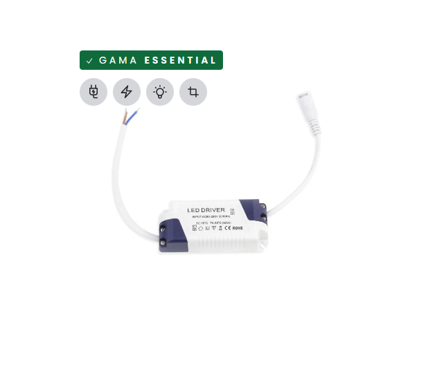 3991148 Painel Led redondo 20W branco frio - 6000-6500K 1530lm corte 220mm - Image 5