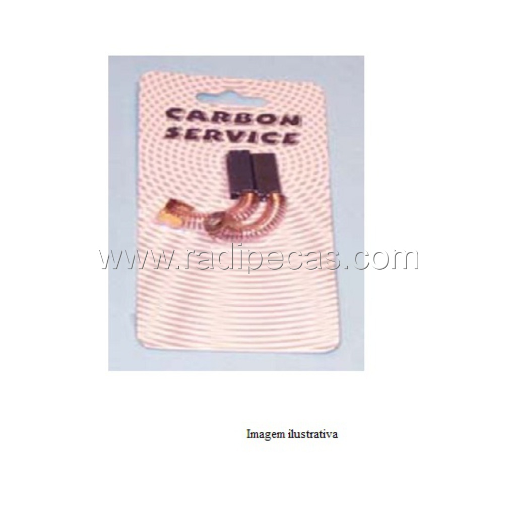 49MG027 Escova de carvao 6X9X22mm c/mola 53mm