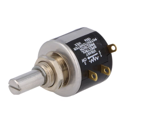 534-5K Potenciómetro: axial; multi-voltas; 5kΩ; 2W; ±5%; 6,35mm; Série: 534