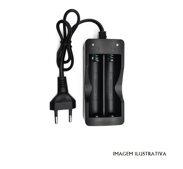 54406 Carregador para 2 baterias de litio 18650