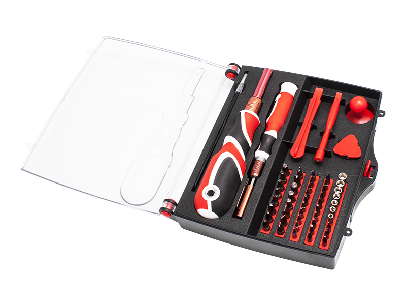 67-011 Conjunto de 52pçs composto por chaves e acessórios diversos