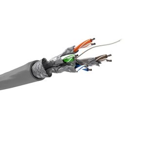 93953 Rolo 100 mts. cabo rede CAT6, S/FTP (PiMF), cinza, AWG26/7 CCA