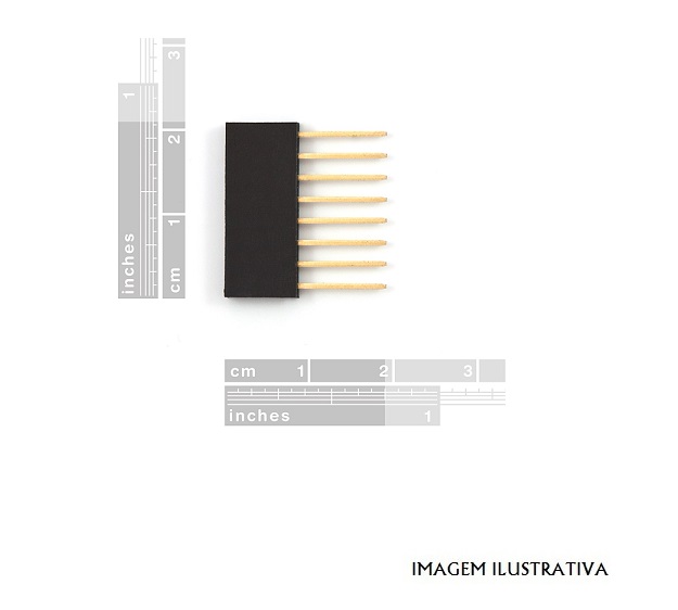 A09279 Conector de 8 Pinos (Arduino Stackable Header)
