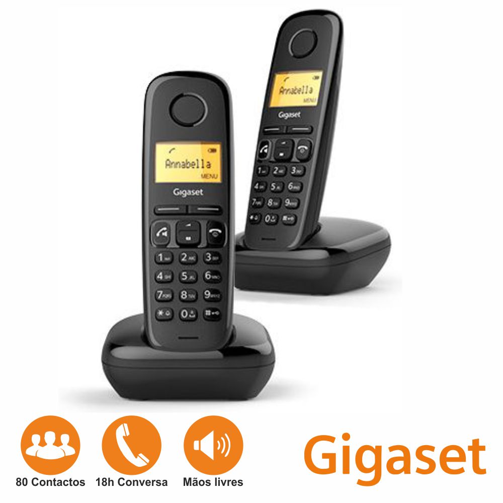 A270-DUO Conjunto de 2 telefones s/ fios , Gigaset