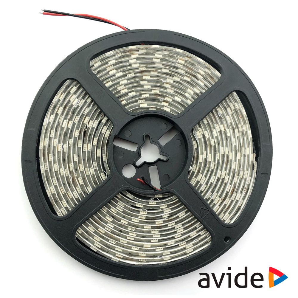 ABLS-120CW65-24W Fita 600 Leds 2835 6400K 12V 24W/M 5M IP65 AVIDE