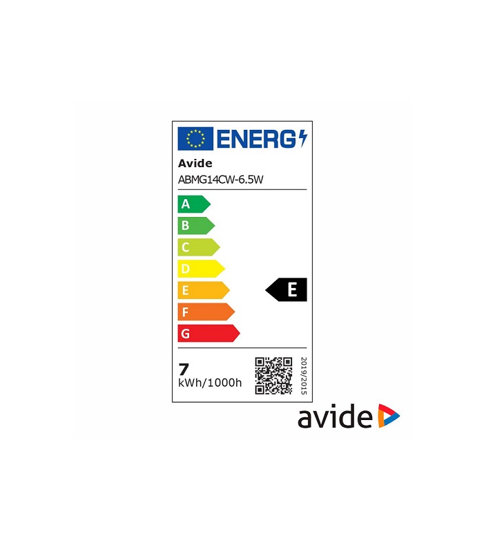 ABMG14CW-6.5W Lampada LED E14 Globo G45 6.5W 230V 6400K 806lm - Image 2