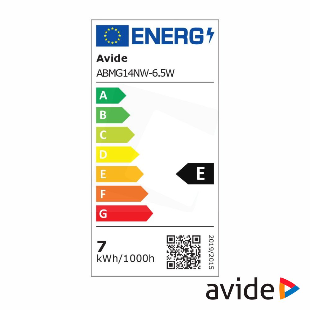 ABMG14NW-6.5W Lampada LED E14 Globo G45 6.5W 230V 4000K 806lm - Image 2