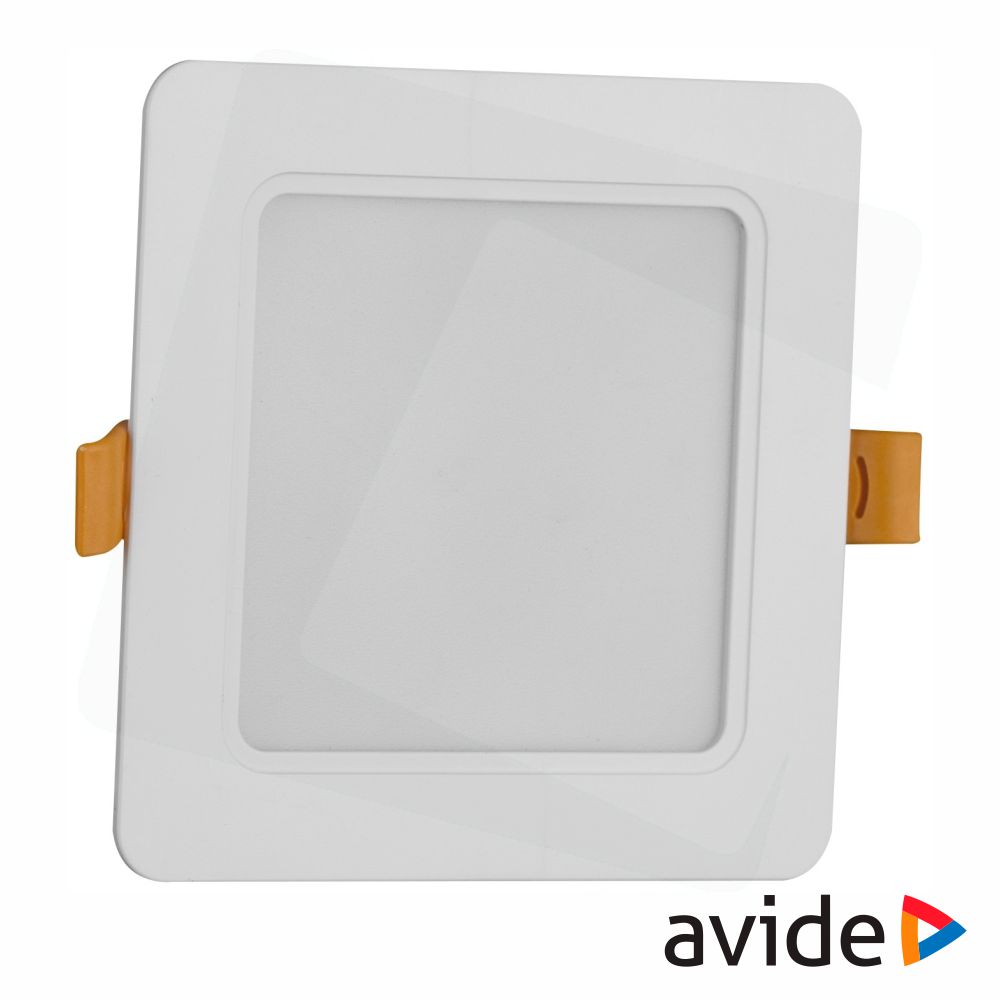 ACRPCW-S-9W-PC PAINEL LEDS QUADRADO 9W 120MM 6400K 900LM AVIDE