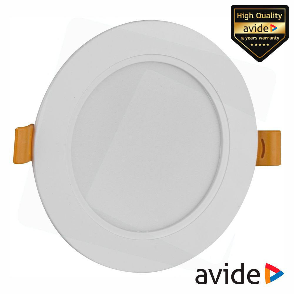 ACRPNW-R-9W-PC Painel LEDS Redondo 6W 120mm 4000k 900lm AVIDE
