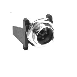 AG4MCC Ficha mini XLR macho 4 pinos p/ painel