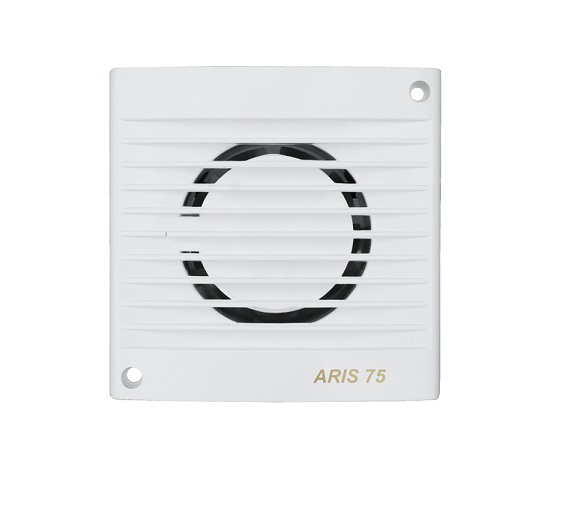 ARIS75 Extractor de ar Ø75mm 36dB 15W 150m³/h 123x123x82mm