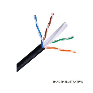 B500M Bobine de 500m de Cabo de rede - Barpa - Cat.6 S/FTP preto