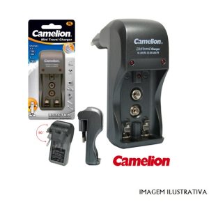 BC-1001A Carregador de pilhas c/ 2 pilhas AAA de 800mAh