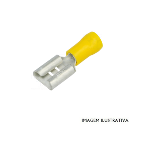 BM00393 Terminal Femea 9,8mm x1,1mm, 4-6mm2 Semi-Isolado