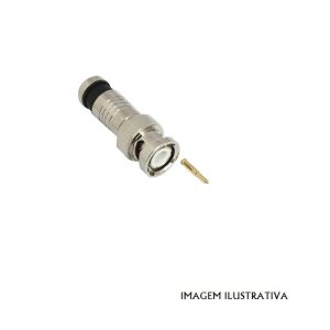 BNC541CR FICHA BNC MACHO COMPRESSAO RG59