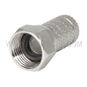 BNC610 FICHA TIPO F 6.6mm P/CABO RG6/56