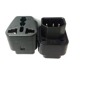 C14-UNIV Ficha adaptadora IEC320 C14 p/ universal