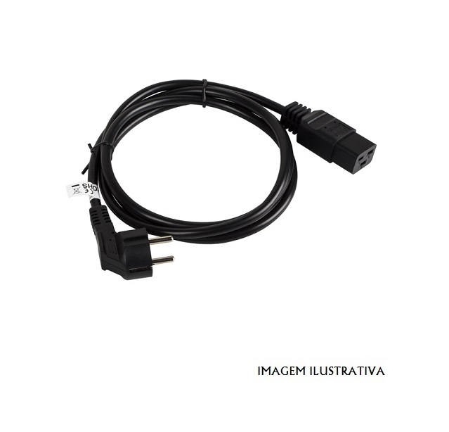 CA-C19C-10CC-0018 Cabo de Alimentação - IEC-320-C19 1.8M LANBERG