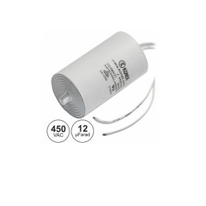 CA12MF450VC CONDENSADOR ARRANQUE 12uF 450V AC COM FIOS