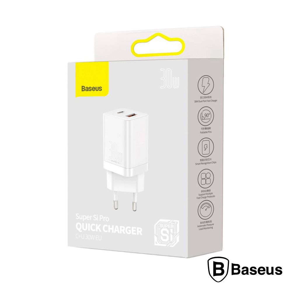CCSUPP-E02 ALIMENTADOR COMUTADO USB-C/USB-A PD QC 3.0 30W BASEUS - Image 3