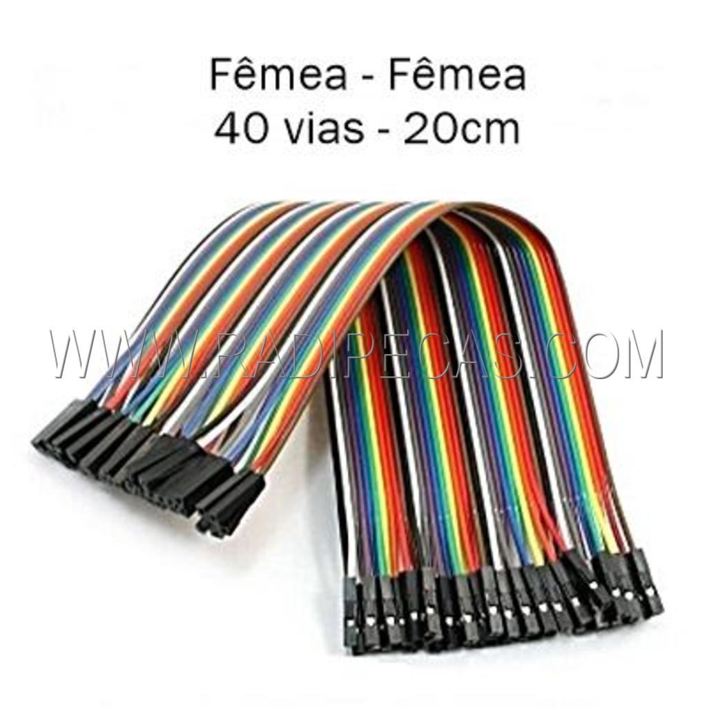 CL40V20FF Kit 40 shunts femea / femea NSR c/ 20cm