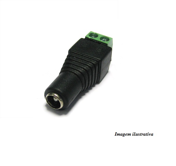 CON501/2.5 FICHA ALIMENTAÇÃO femea 2.5MM COM LIGAÇÃO TERMINAIS