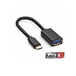 CON518P Adaptador USB-C Macho / USB 3.0 A Fêmea otg - preto -