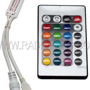 CTRLED144W CONTROLADOR 144w PARA FITA LEDS RGB c/ comando