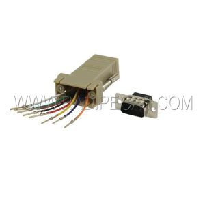 D9M/RJ45 FICHA ADAPT.DB9 Macho / RJ45 FEMea