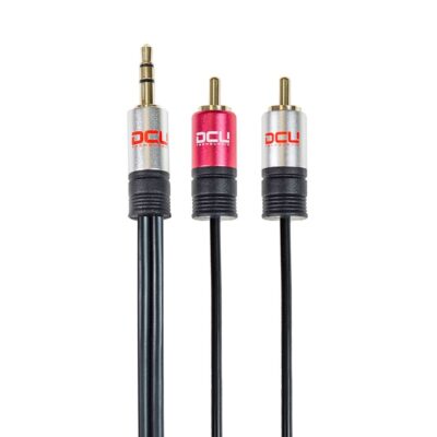 30701260 CABO 2 RCA MACHO/ 3,5 ST MACHO 10m fichas metalicas