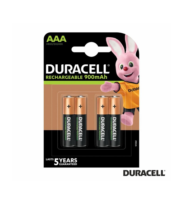 DHR03-A900 Blister 4 pilhas ultra recarregaveis AAA 1,2V 900mA DURACELL