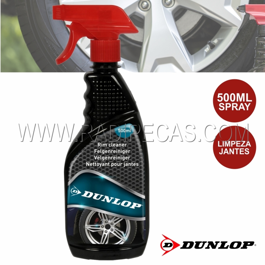 DUNL095 Spray de limpeza de jantes - 500ml - Dunlop -