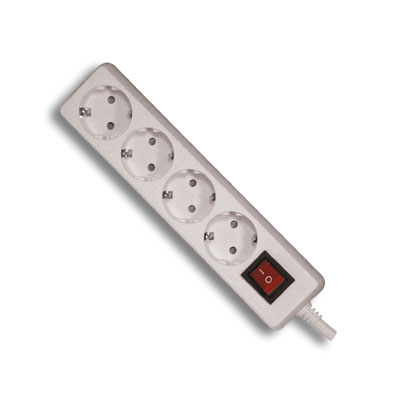 EXT.4V3INT Extensão electrica 4 vias schucko 3mt c/ interr