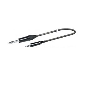 EQ610603S Cabo Jack 3.5mm Macho Stereo / Jack 6.35mm Macho Stereo 3m